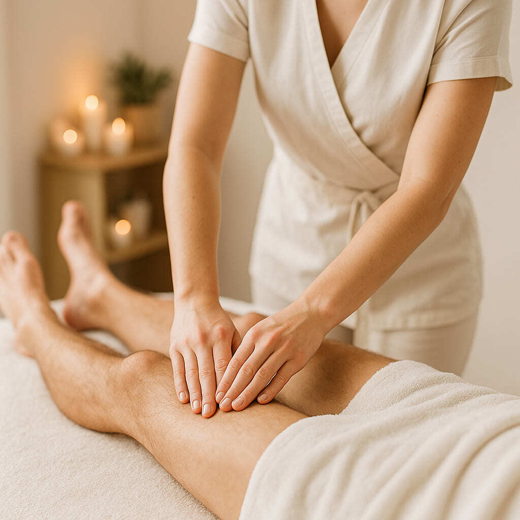 Лимфодренажный массаж ног&nbsp;